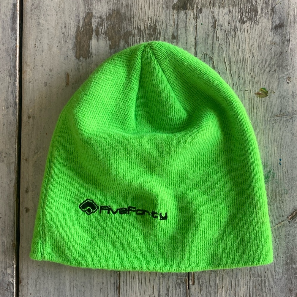 540 beanie neon green